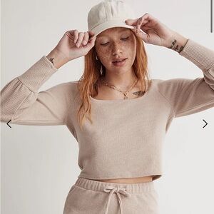 Madewell Ribbed Square Neck Top